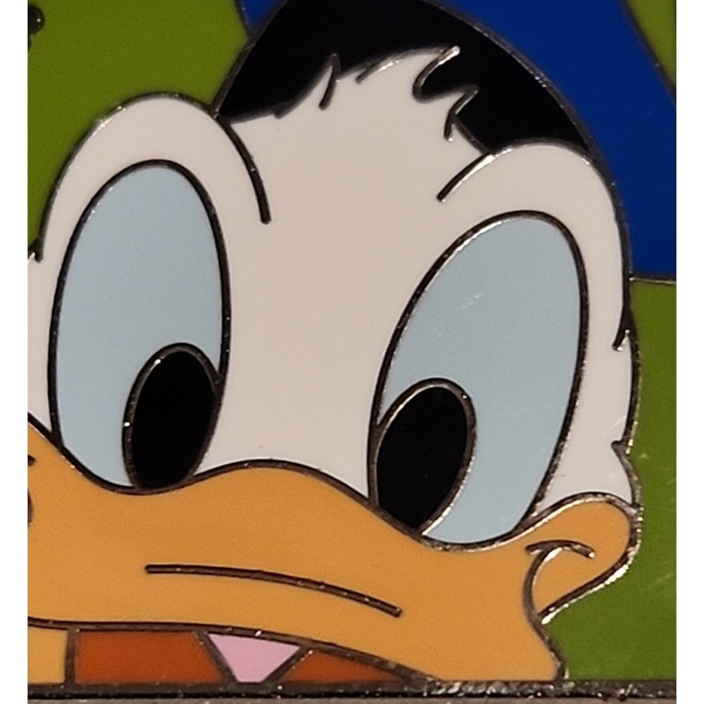 Disneyland Resort 2007 Donald Duck Pop Art Face Hidden Mickey Pin 4 of 6 DLR